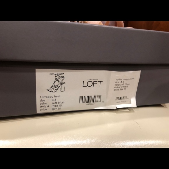 Loft Soft Pink Lace-up Heels - Picture 6 of 6